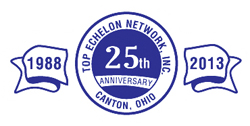 Top Echelon Network 25th anniversary logo